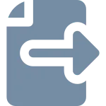 File Export SVG Icon